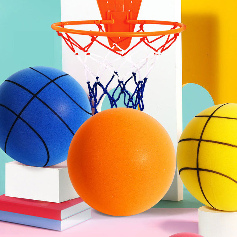 Lyddæmpet basketball lavet af PU-skum til børn – Silento