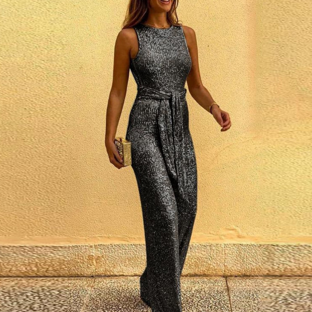 Ærmeløs party-jumpsuit til damer – figursyet & festlig – Amira