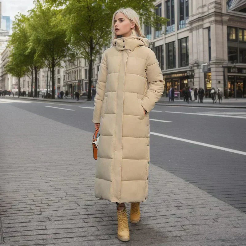 Lang vinterjakke til damer - Isabella