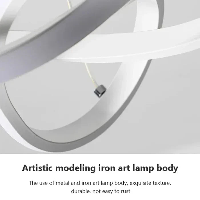 Moderne LED-loftlampe - WaveGlow