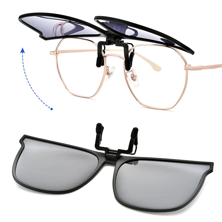 Polariseret solbrille-clip til brillebrugere – Felix