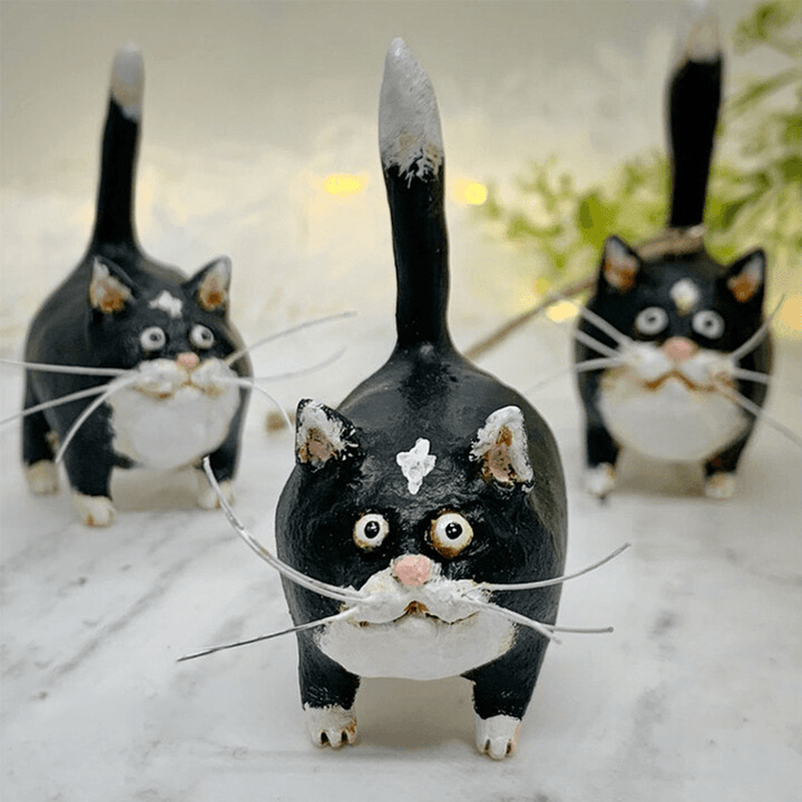 Unikt håndlavet juleornament med kat - Purrfect Holiday Hangers