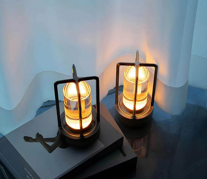 Vandtæt og Bærbar Krystalbordlampe - AuroraGlow