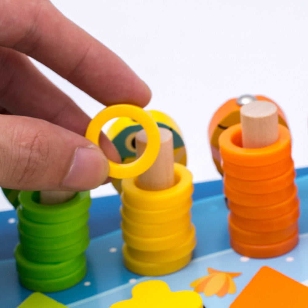 Montessori aktivitetsbræt til tumlinger - Træ LegeSafari