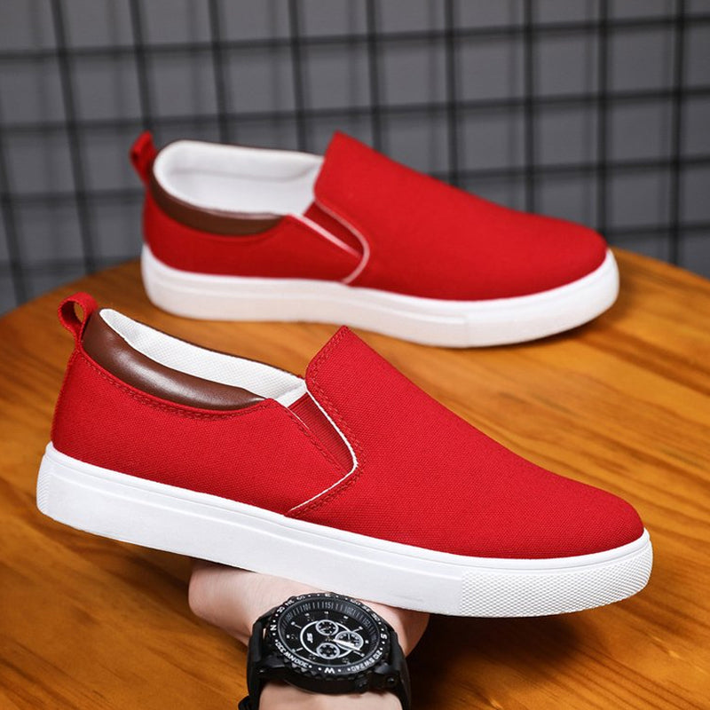 Slip-On herresko i lær – Lennard