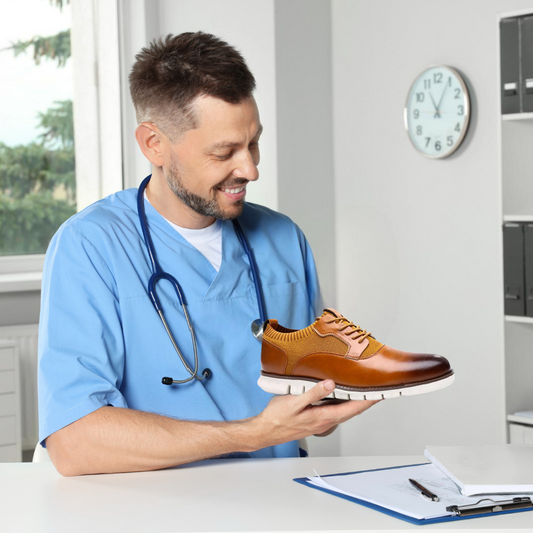 Herren sko med ergonomisk barfodskomfort – Aurelio