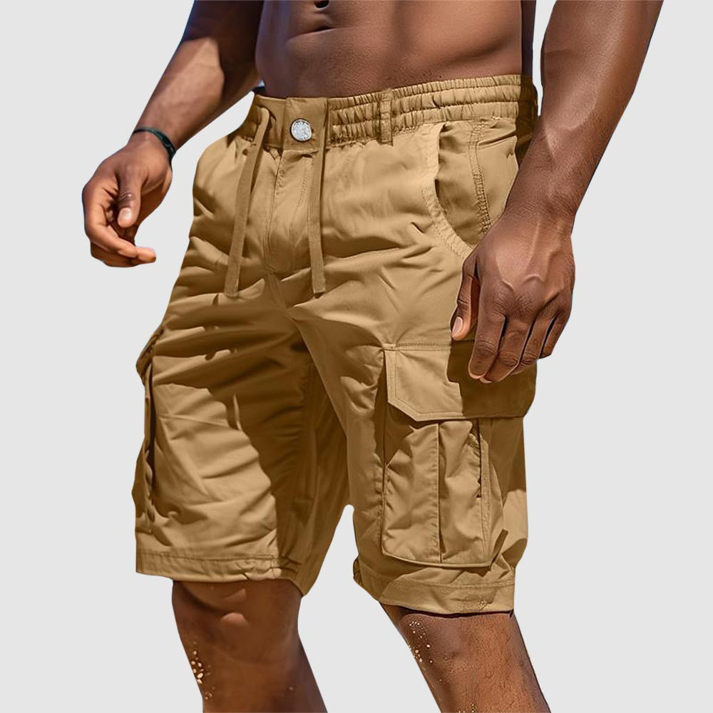 Sommer cargoshorts til herrer i bomuldsblanding – Rafael