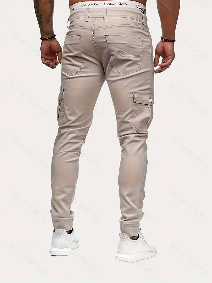 Chic herre-stretchbukser i streetstyle - Daan