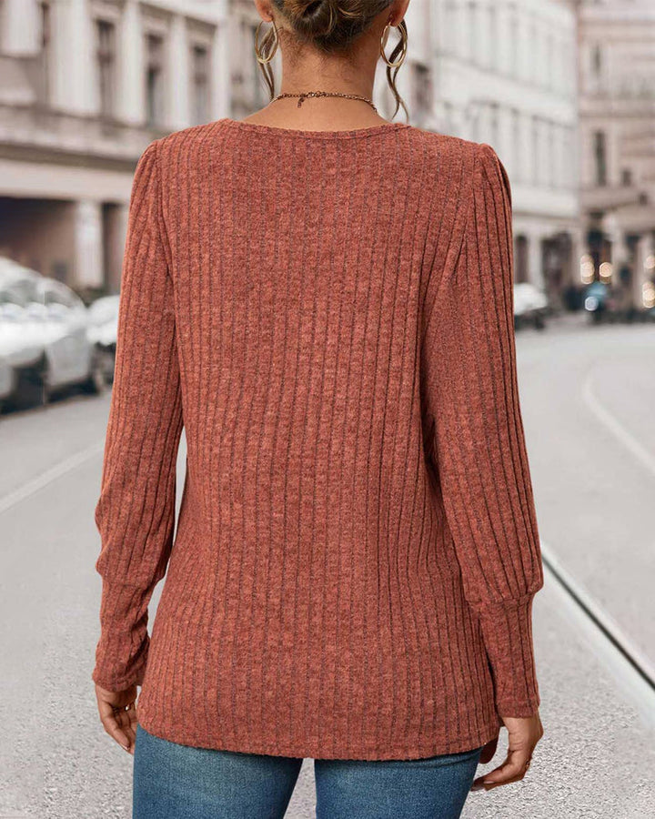 Striktop til damer med knapper – Mireille