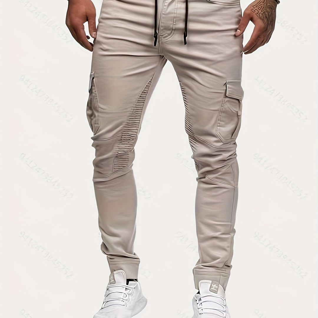 Chic herre-stretchbukser i streetstyle - Daan