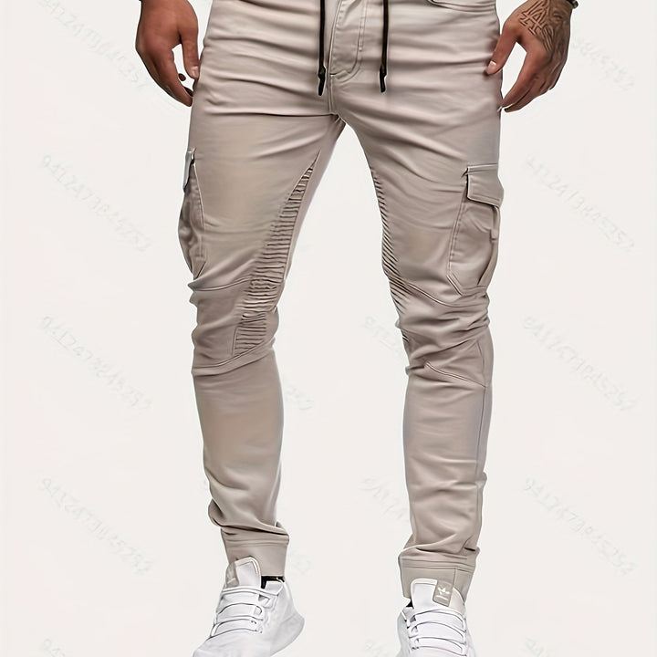 Chic herre-stretchbukser i streetstyle - Daan