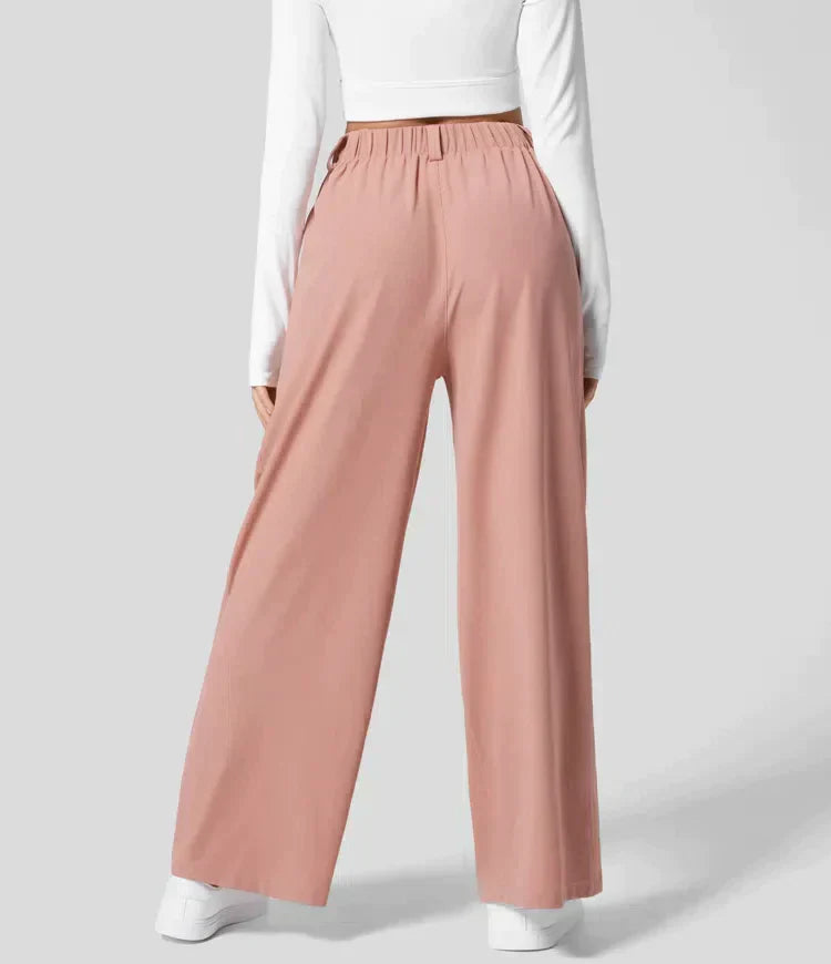Comfy damepantalon med vide ben - Amara