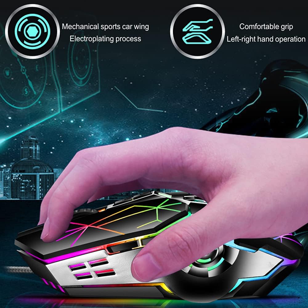 87-tastet mekanisk gaming tastatur RGB baggrundsbelyst blå kontakt