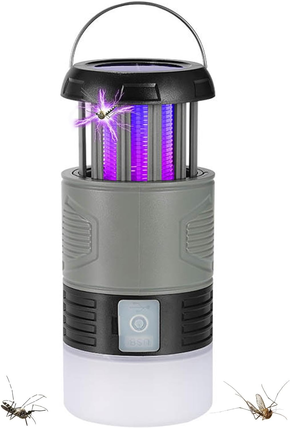 Solcelledrevet fluefangerlys med UV-lampe – Zynora
