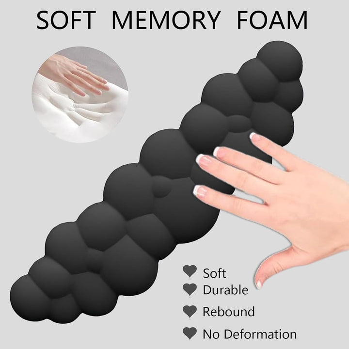 Cloud-formet ergonomisk håndledsstøtte sæt med musemåtte og coaster – Zeyora