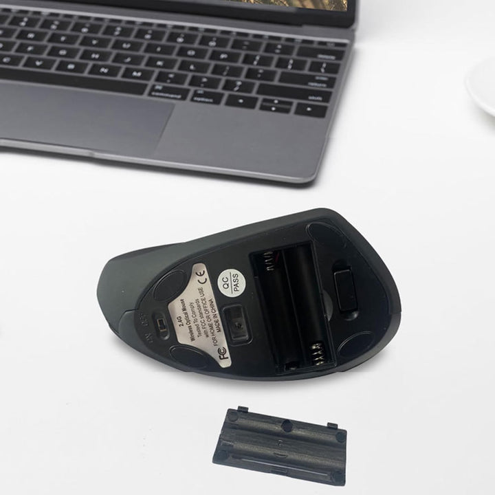 Genopladelig Ergonomisk Vertikal Trådløs Mus – Elvion