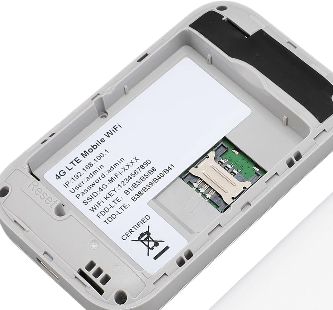 4G LTE USB WiFi modem med 300 Mbps hastighed og 3000 mAh batteri – Netvora