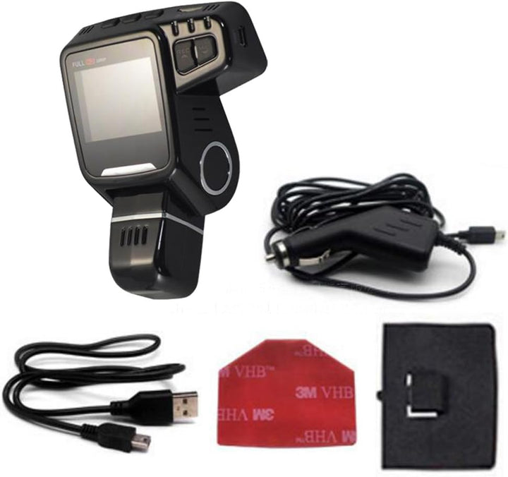 WiFi Hidden Dash Cam 1080P med 170° vidvinkel og G-sensor