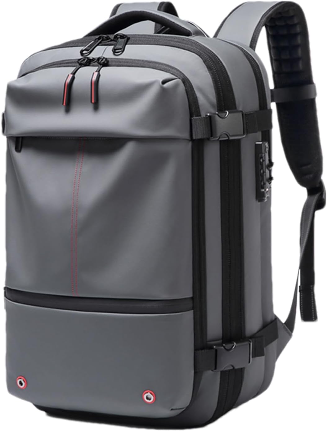 Air Vacuum Backpack – Udvidelig 60L Vandtæt Rejsemul med Laptop Compartment – Trivora
