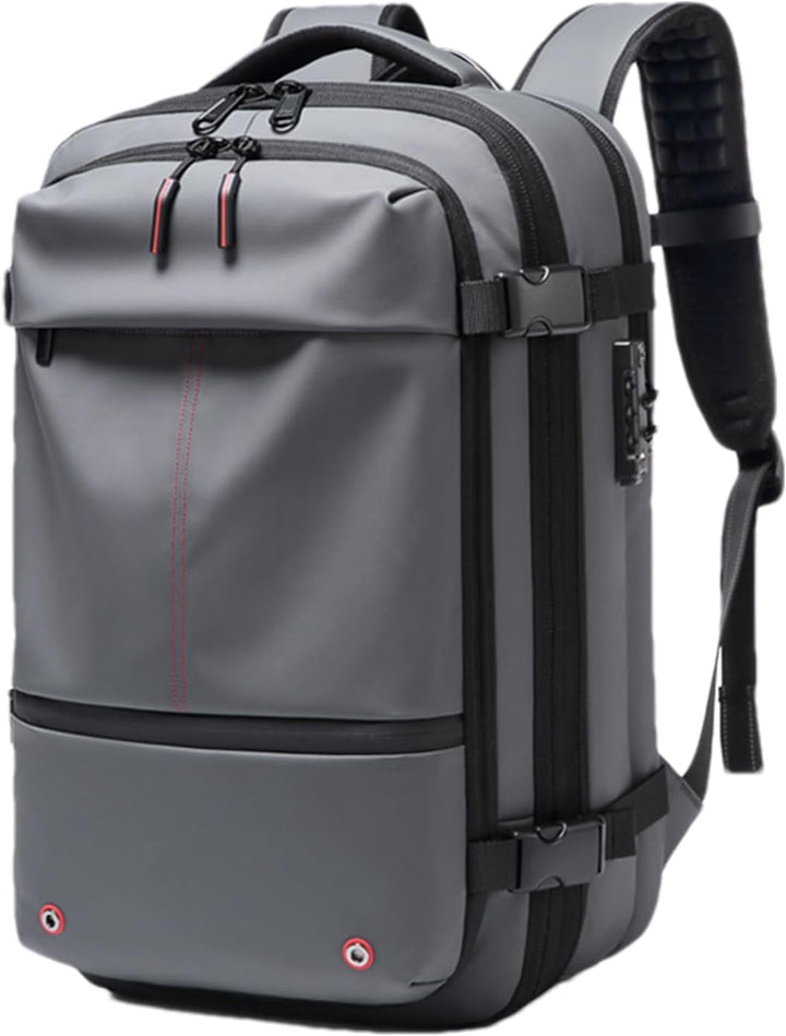 Air Vacuum Backpack – Udvidelig 60L Vandtæt Rejsemul med Laptop Compartment – Trivora