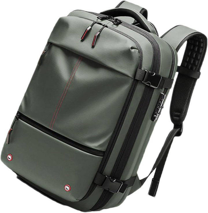 Air Vacuum Backpack – Udvidelig 60L Vandtæt Rejsemul med Laptop Compartment – Trivora