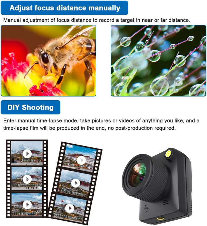 Udendørs 4K time-lapse kamera med 6 måneders batteri – Veyano