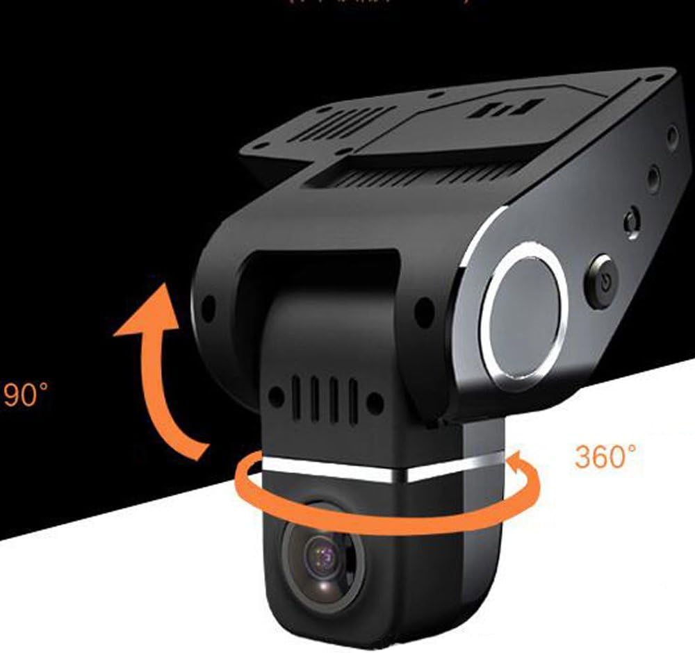 WiFi Hidden Dash Cam 1080P med 170° vidvinkel og G-sensor