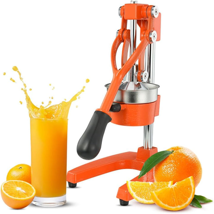 Støbejerns håndpresser juicer med 99% ekstraktion og rustfrit stål – Orvado