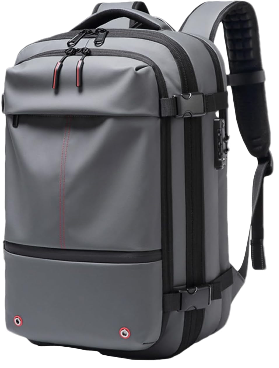Air Vacuum Backpack – Udvidelig 60L Vandtæt Rejsemul med Laptop Compartment – Trivora