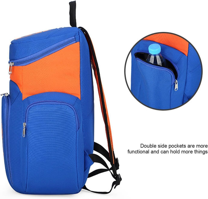Herre Basketball Rygsæk – Stor 30L Sports Bag med Vandafvisende Bund – Draycor
