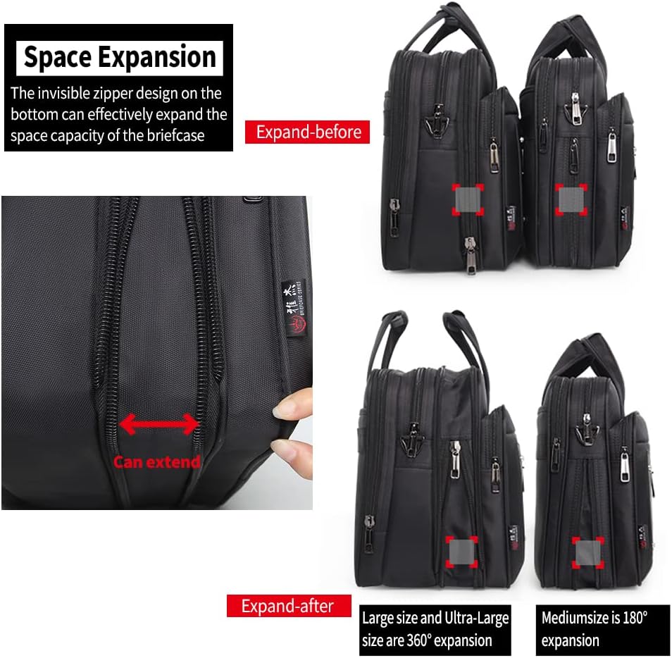 Canvas laptop- og business-tote-taske til herrer