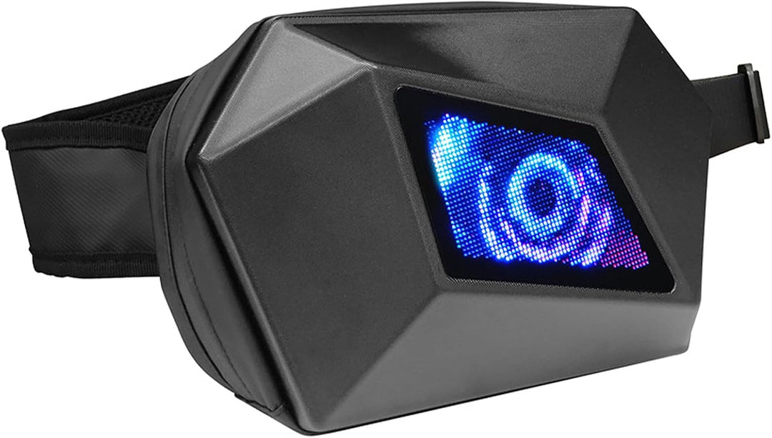 LED Motorcykel Crossbody Taske med Programmerbar Skærm – Nexora