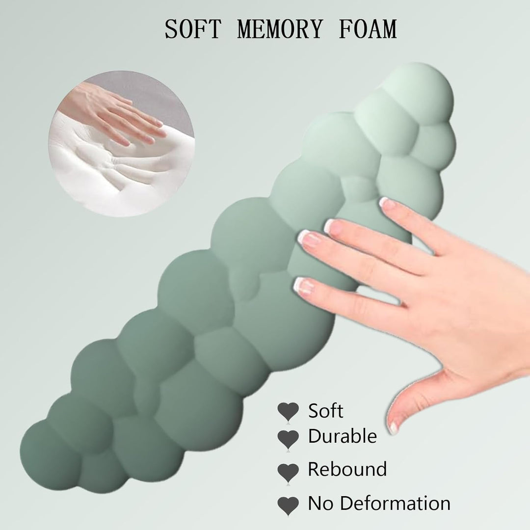 Cloud-formet ergonomisk håndledsstøtte sæt med musemåtte og coaster – Zeyora