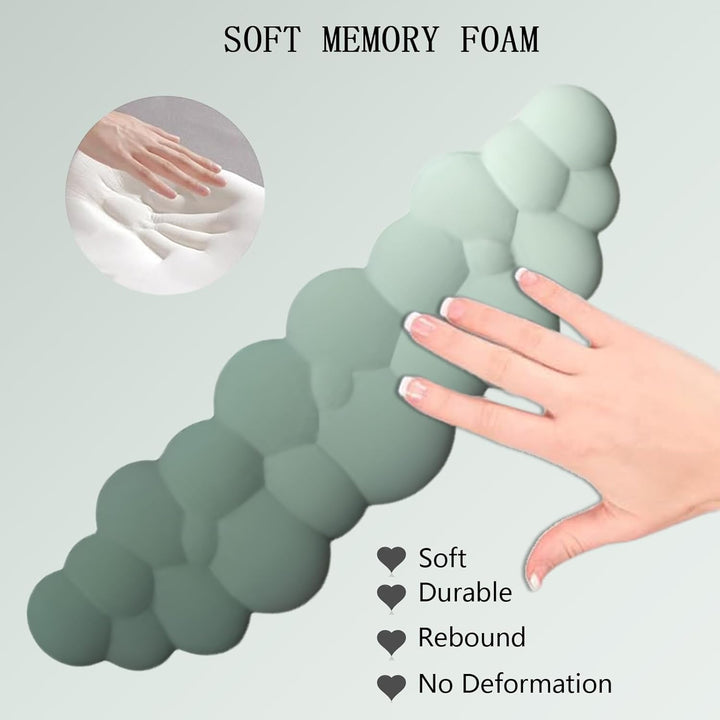 Cloud-formet ergonomisk håndledsstøtte sæt med musemåtte og coaster – Zeyora