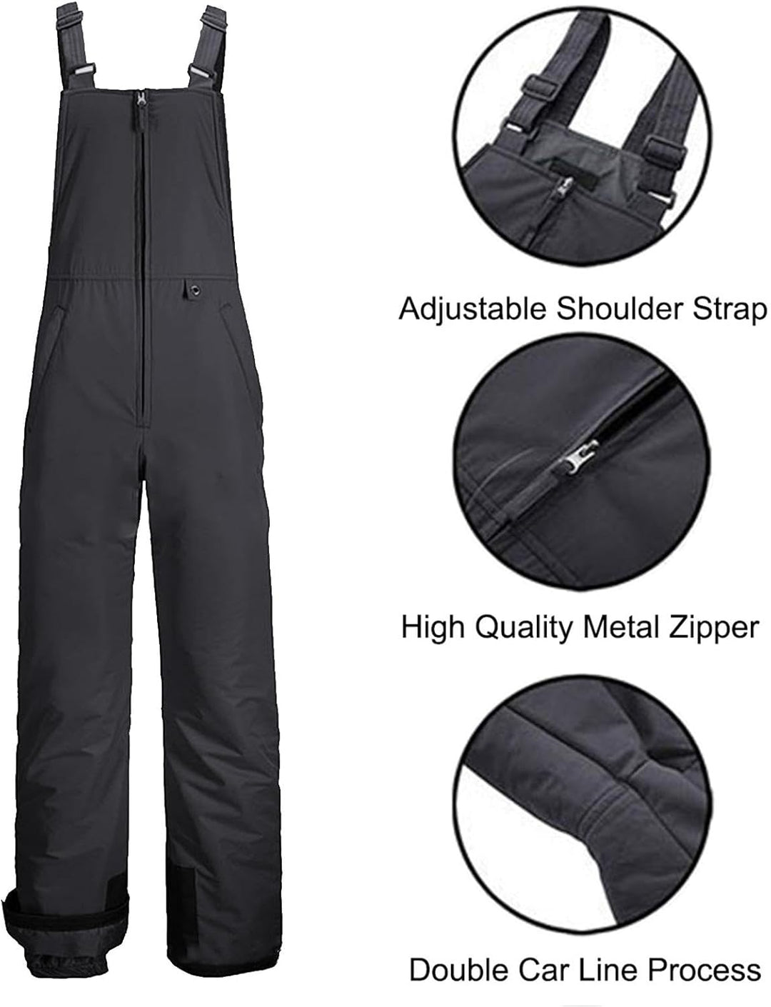 Vandtætte isolerede snowboard-bibber – Arvion