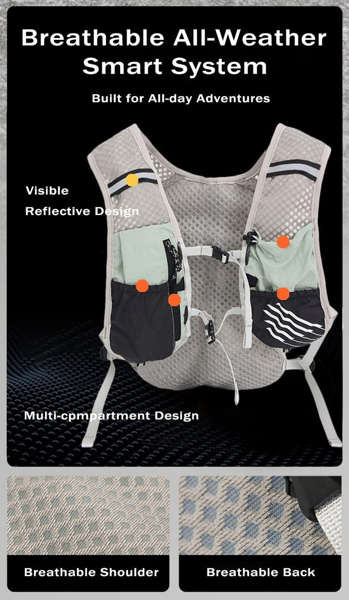 Ultra-Light Hydration Løbevest med 2L Vandblære – Dravien