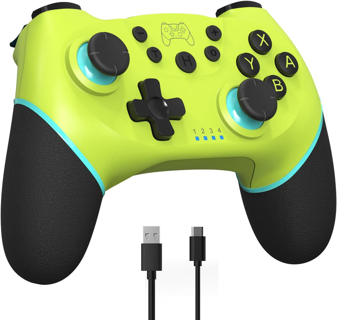 Trådløs switch-controller med Hall effect joysticks og turbo-funktion – Nexora