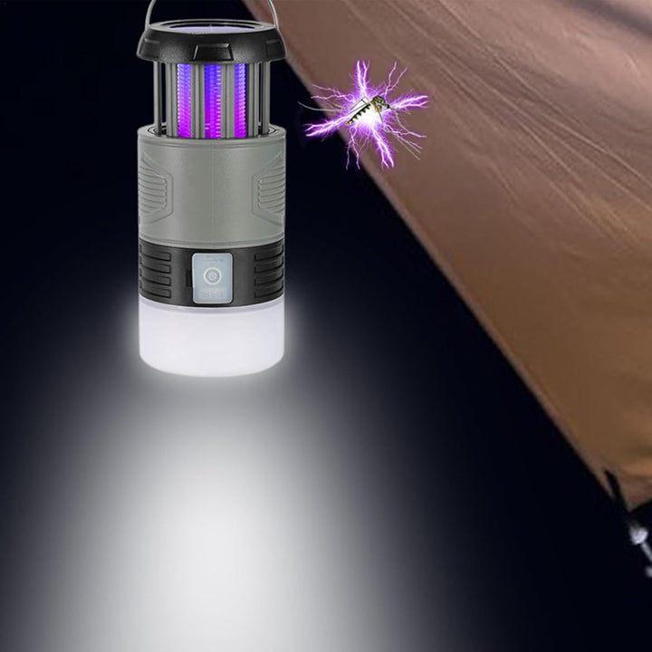 Solcelledrevet fluefangerlys med UV-lampe – Zynora