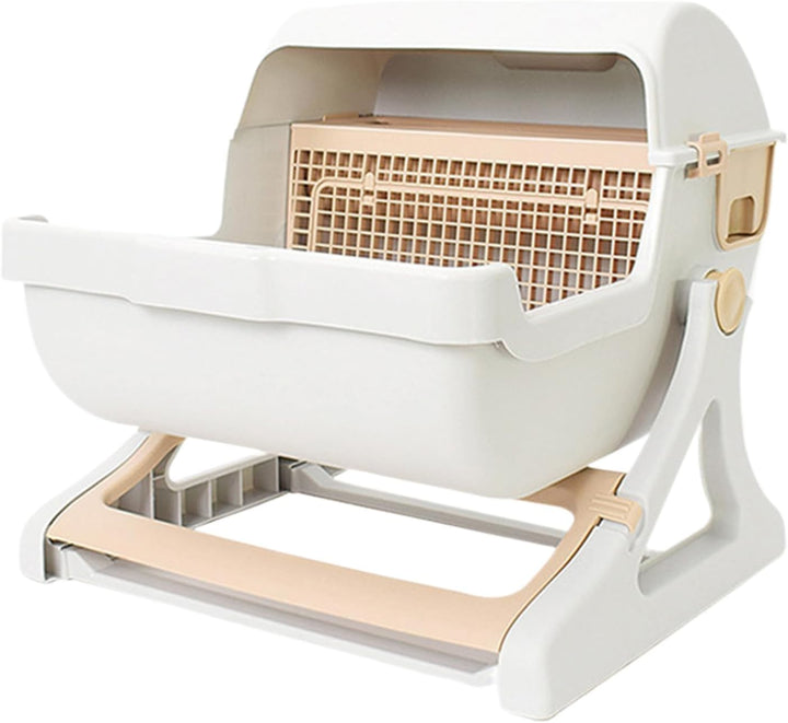 Automatisk lugtfri kattebakke med åbent topdesign – Felvora