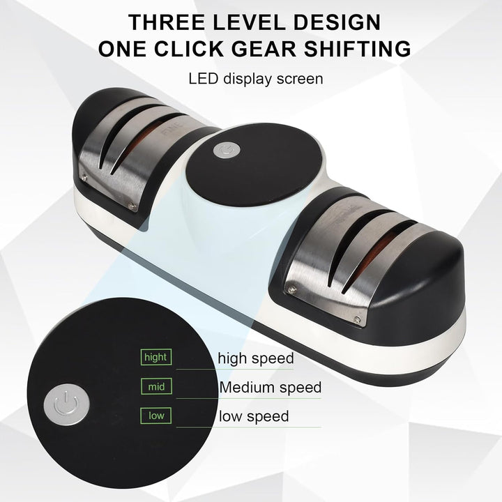 El. knivsliber med 3 hastigheder og LED-display – EdgeMaster