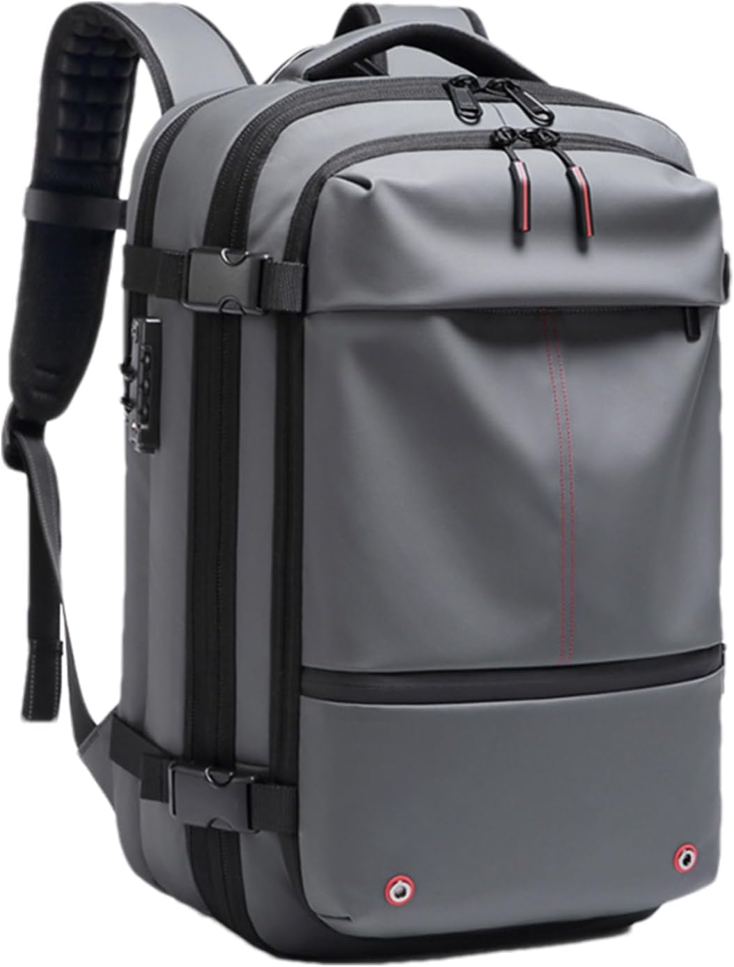 Air Vacuum Backpack – Udvidelig 60L Vandtæt Rejsemul med Laptop Compartment – Trivora