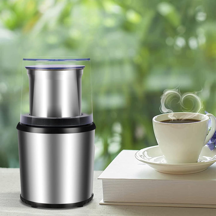 Elektrisk kaffekværn og krydderkværn med aftagelig kop-BrewMate