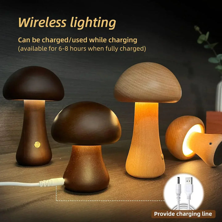 Træsvamp LED natlampe - GlowShroom