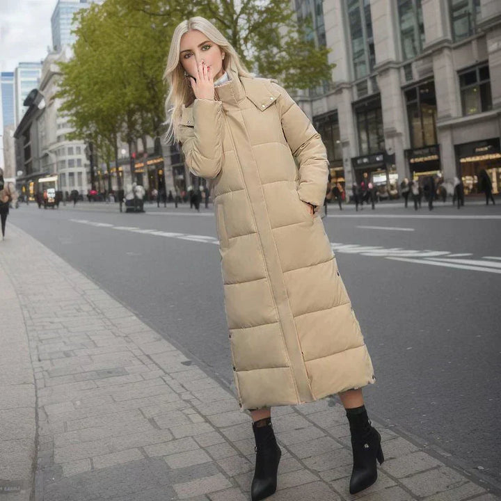 Lang vinterjakke til damer - Isabella