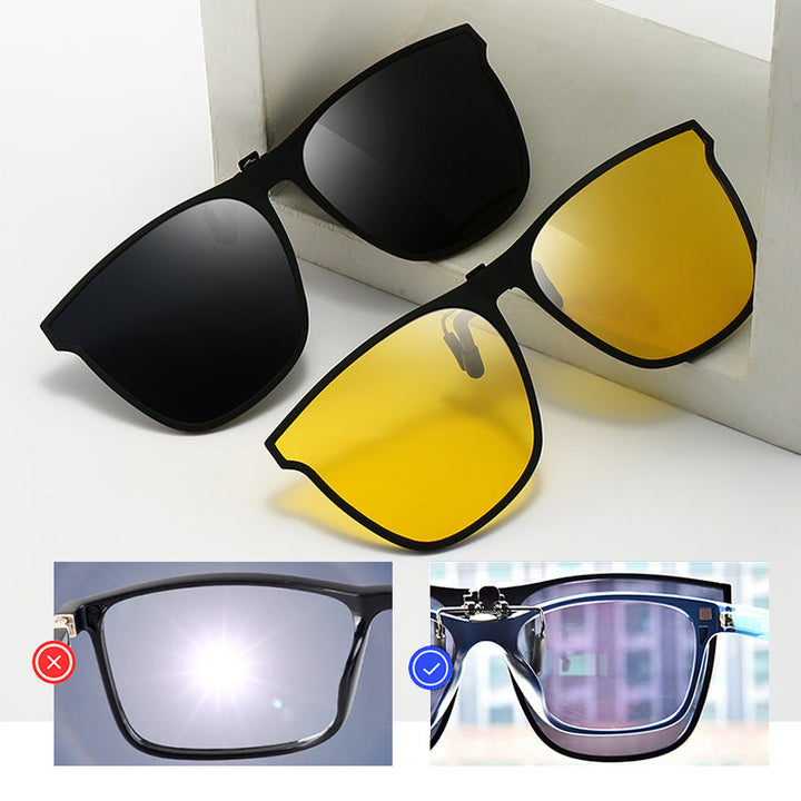 Polariseret solbrille-clip til brillebrugere – Felix