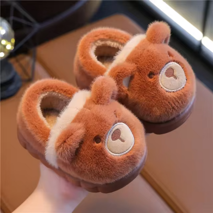 Børneslippers med dyremotiv – FunnyPaws