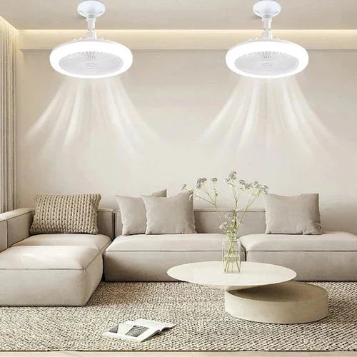 Loftventilator med lys - CoolLight