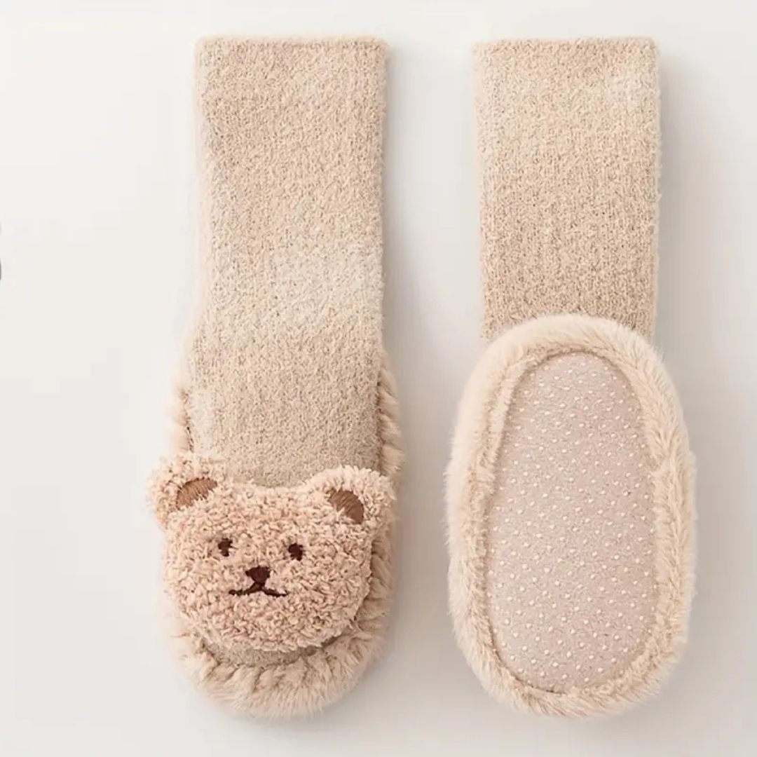 Børnesko sokker med bjørne – CozyBear