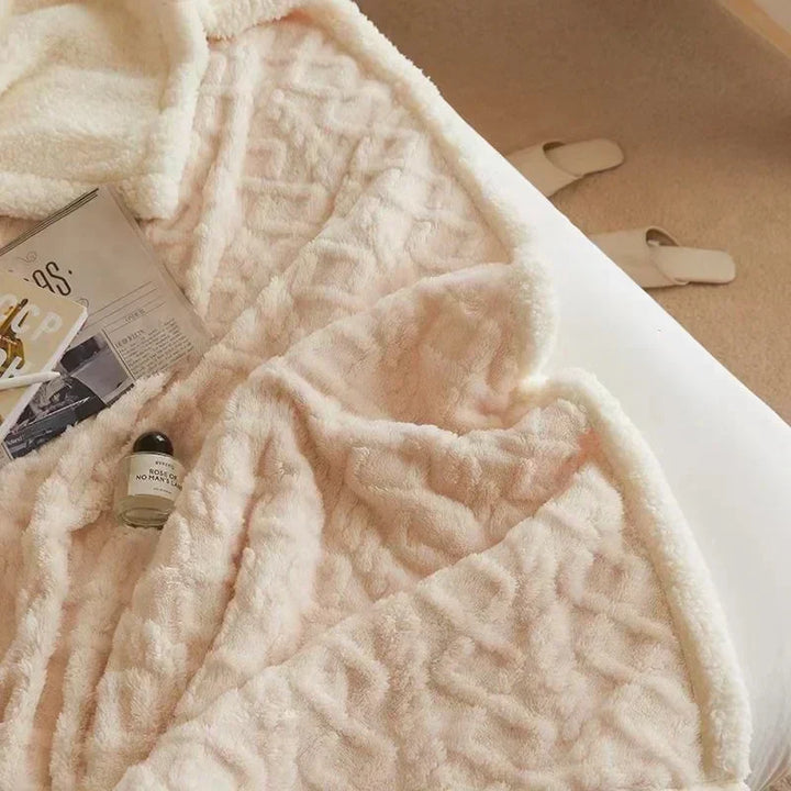 Tykt vintertæppe af lammeuld - WarmWool