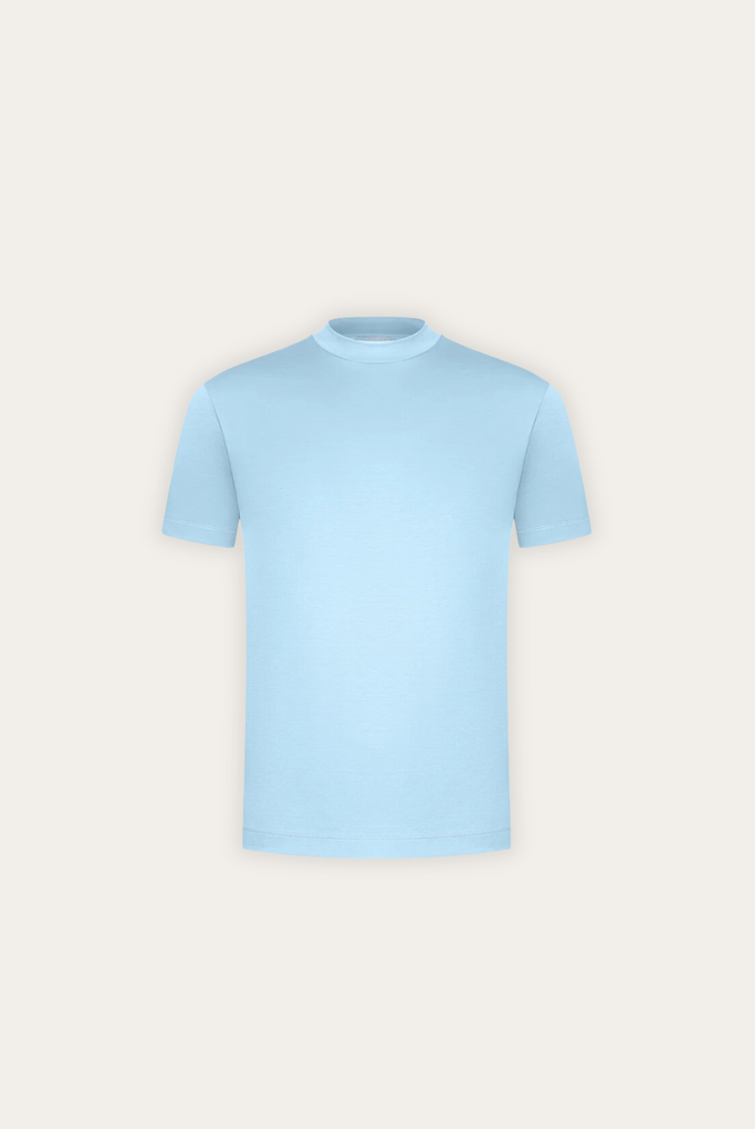 Stilfuld herre-T-shirt i merceriseret bomuld – Dario